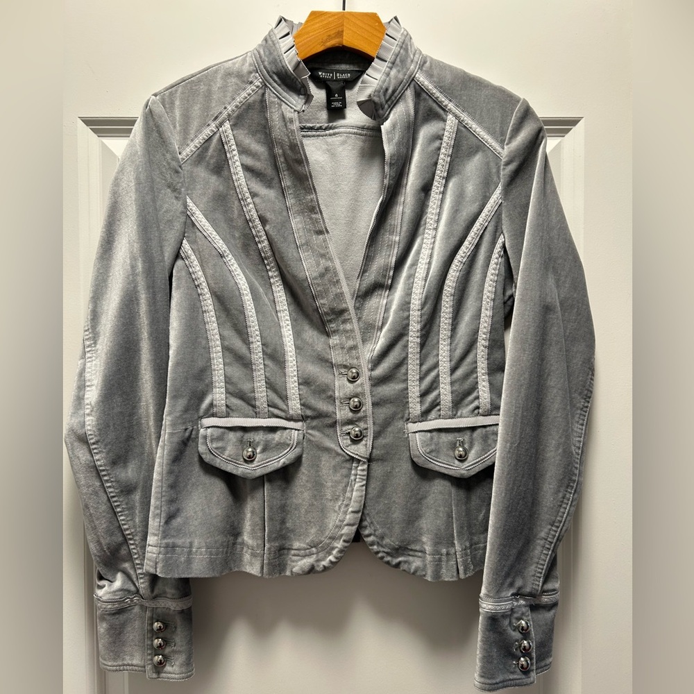 White House Black Market Gray Jacket